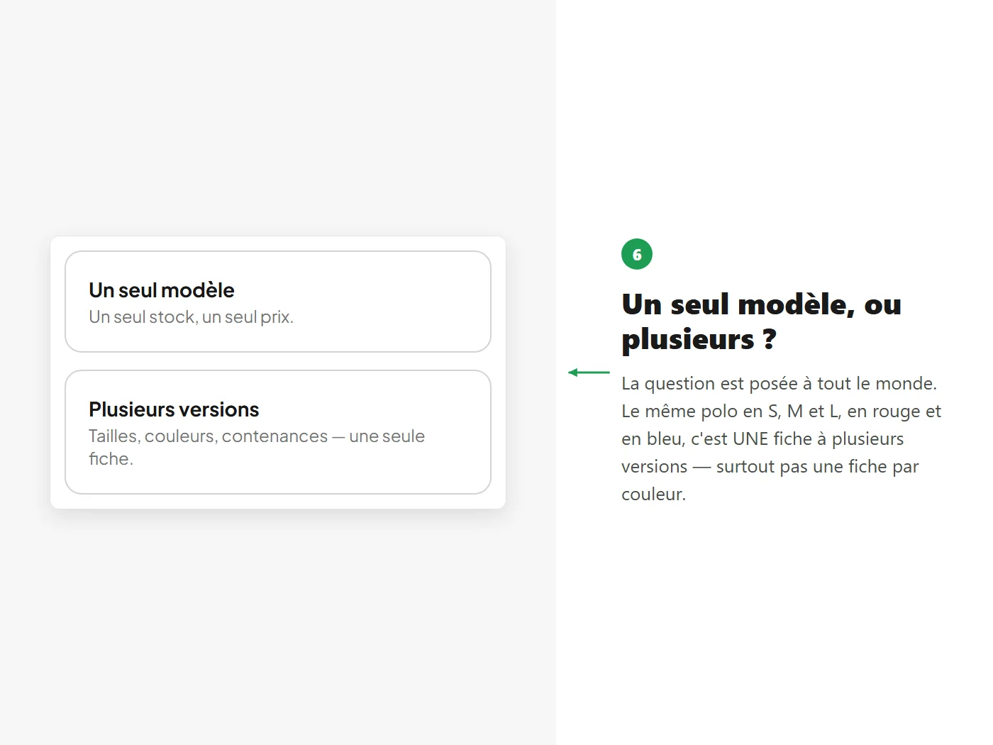 Les deux boutons : un seul modèle, ou plusieurs versions